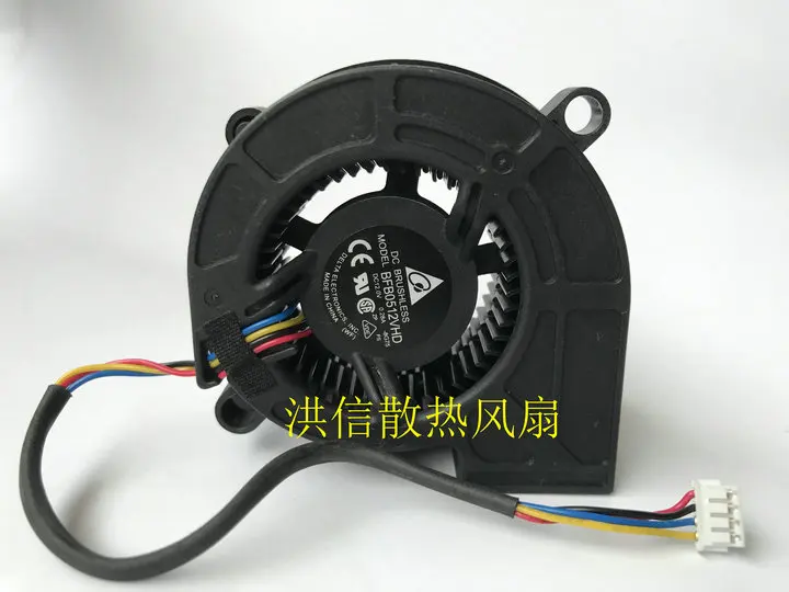 4 проводной вентилятор для проектора сервера Delta Electronics BFB0512VHD 8G75 DC 12 В 0 28a 50x50x20