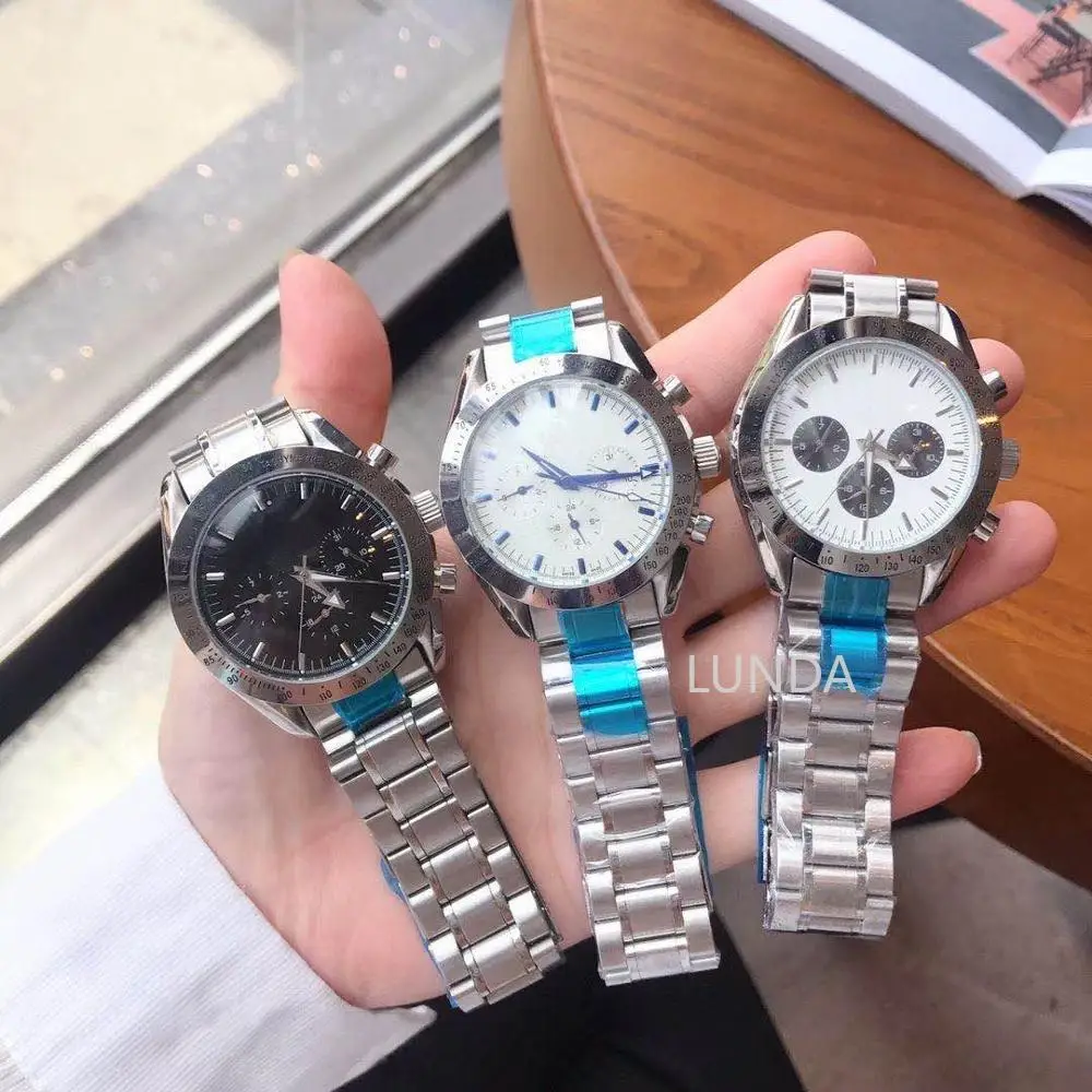

Luxury watch AAA quality OMG Full stainless steel Automatic mechanical Wristwatches mens Clock Men's Gifts reloj