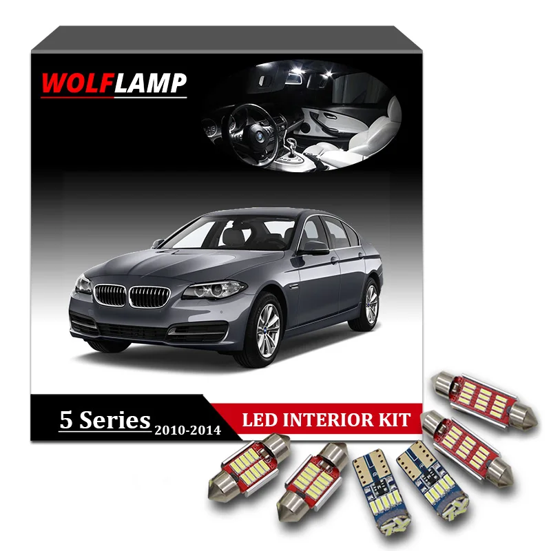 Wolflamp-18Pcs-Super-Bright-Ice-Blue-Canbus-LED-Interior-Car-Lights-For-2010-2014-BMW-5