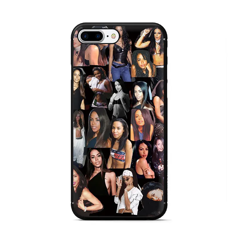 Aaliyah мягкий чехол для телефона для девочки iPhone 5 5S 6 6S Plus 7 8 Plus X XR XS 11 Pro Max - Цвет: B10