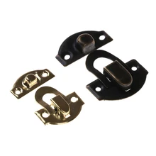 4 pcs/lot Suitcase Case Trunk Buckles Bronze Gold Jewelry Chest Box Toggle Hasp Latch Catch Clasp 26X29MM