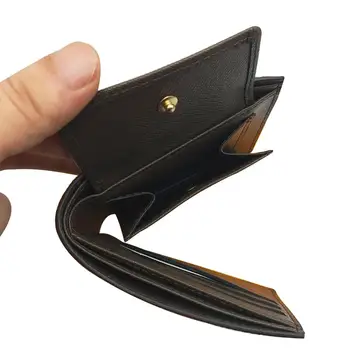 

L-61665 Luxury Designer Men Short Wallet Bi-fold with Coin Pocket Genuine Leather Lining High Quality AAA Grade Gift 8 Patterns
