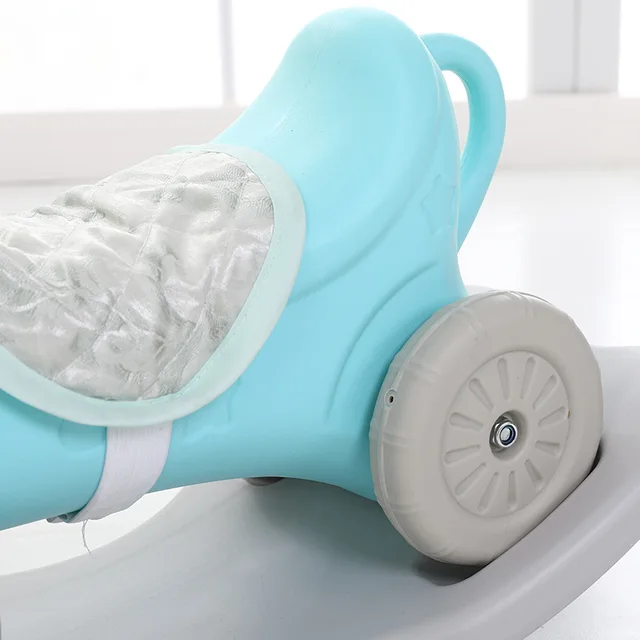 Animal Rocking Horses Baby Horse Stroller Kids Animal Multi-functional Chairs Trojan Toys Boys Girls Walker Doki Toy 2021 2