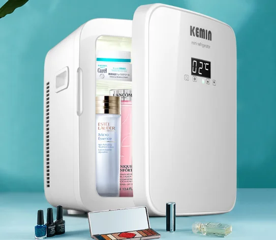 Small home office car single skin care cosmetics freezer special mask small refrigerator J03
