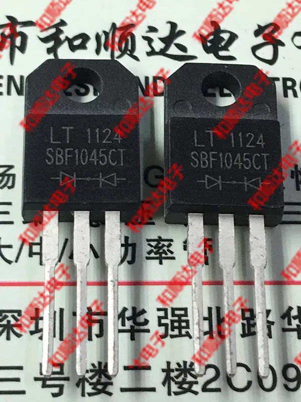 10 шт./лот SBF1045CT спот TO-220F диод Шоттки