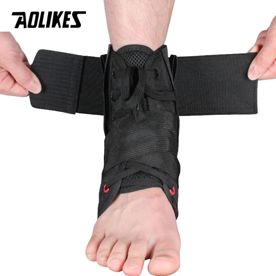 Ankle Brace Support Sports Adjustable Lace Up Ankle Stabilizer Straps 1PCS For Sprained Foot Compression Socks Sleeve,fitness ankle straps,ankle straps,ankle support,ankle wrist cuffs,ankle support brace