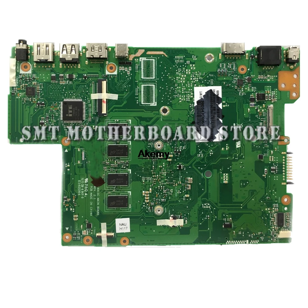 Akemy X441SA материнская плата для ноутбука ASUS X441S X441SC F441S A441S Mianboard test work N3060 cpu 4GB ram