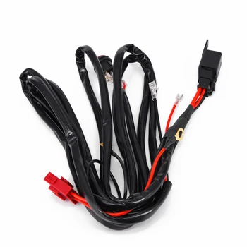 

12V Harness Relay Kit 30A Light ON/OFF Switch Off Road Daytime Running