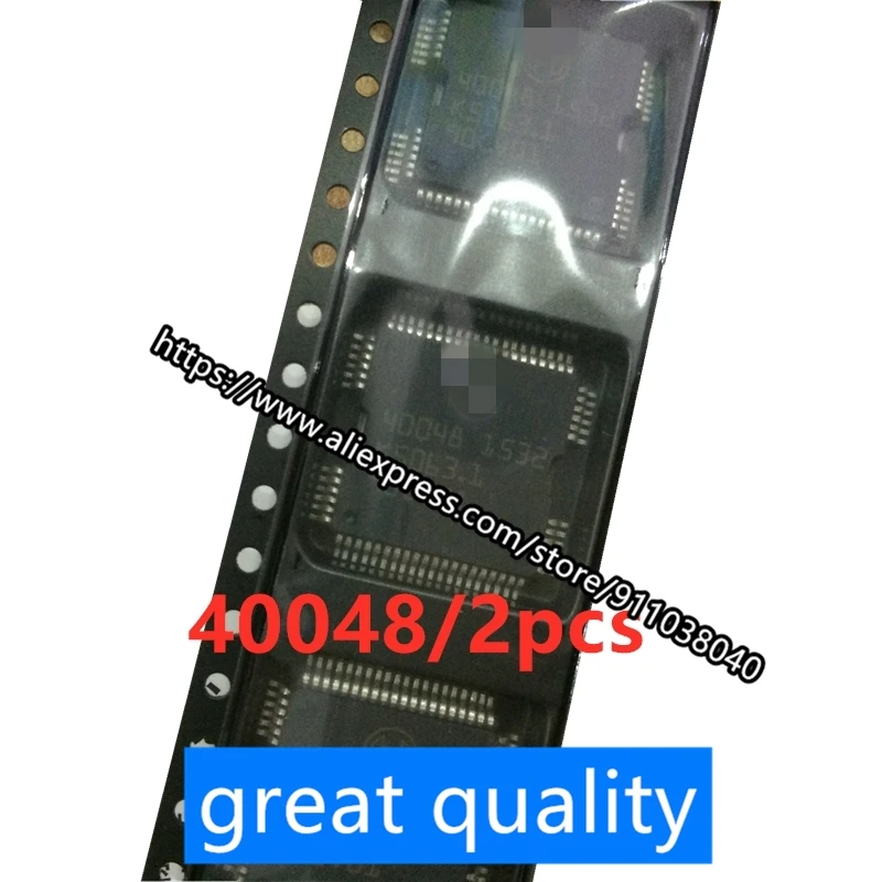 

2pcs/lot 40048 engine computer board ME17 fuel injection driver chip IC iron bottom 64 feet HQFP64