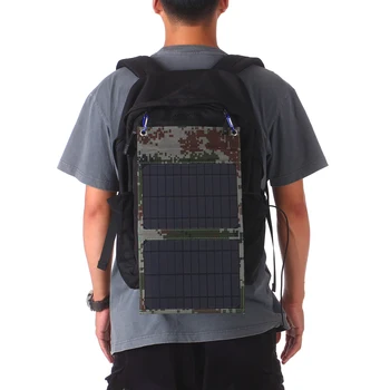 

120W 12V Monocrystalline Solar Panel with Dual USB Outputs Charger Cable Adapter Type-C/Micro USB Port w/ IP65 water resistance