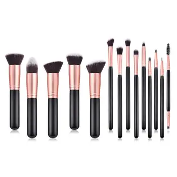 

2020 New 14 Pcs Synthetic Foundation Powder Concealers Eye Shadows Makeup Brush Set
