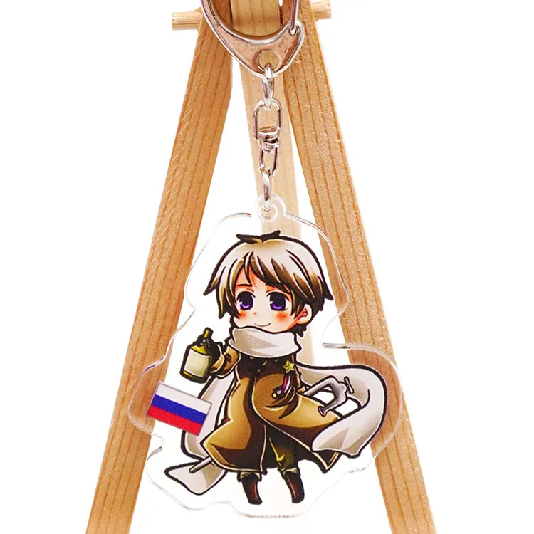 Горячая аниме оси силы Hetalia APH брелок для ключей акриловый кулон подарок