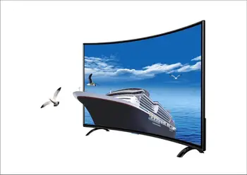 Preise Große Größe Gebogene Lcd Monito 4K LED Wifi TV 60 ''zoll Smart TV Android System Multi Langauges Gebogene Led TV Fernseher