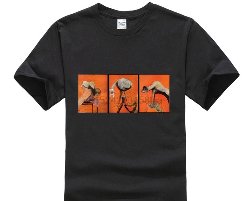 

Three Studies for Figures at the Base of a Crucifixion T Shirt by Francis Bacon Men T-shirt