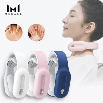 

MERALL Smart Electric Neck Shoulder Massager Pain Relief Tool Health Care Relaxation Cervical Vertebra Physiotherapy Health Care