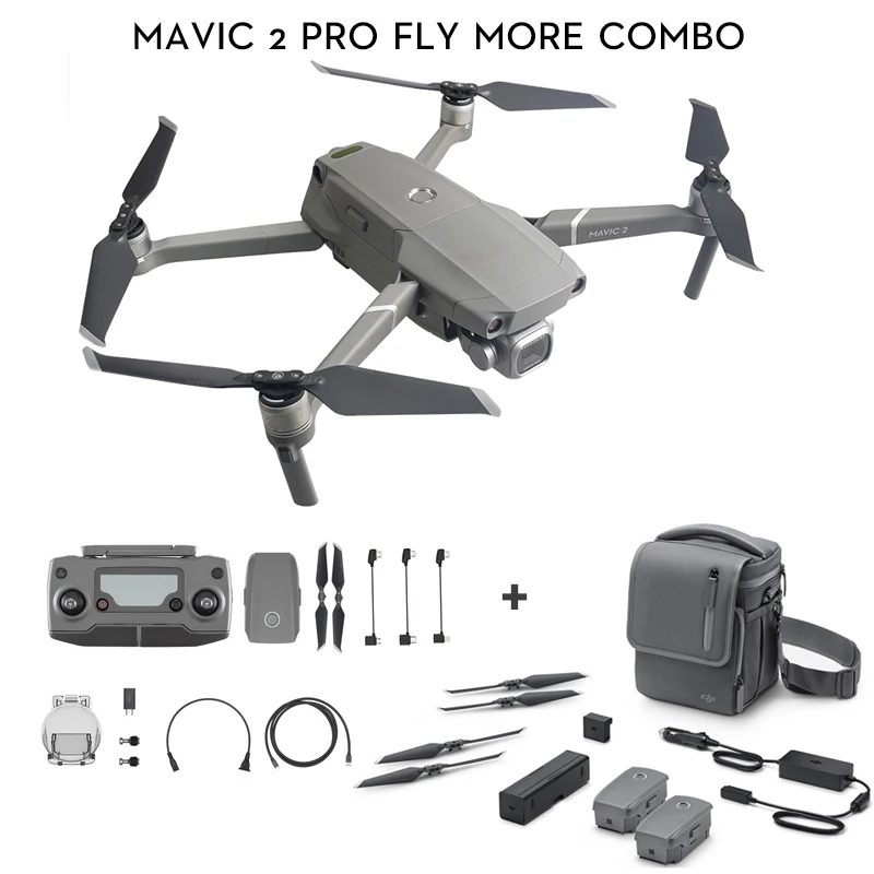 Квадрокоптер DJI Mavic 2 Zoom / Pro дрон с камерой Hasselblad объектив функцией увеличения