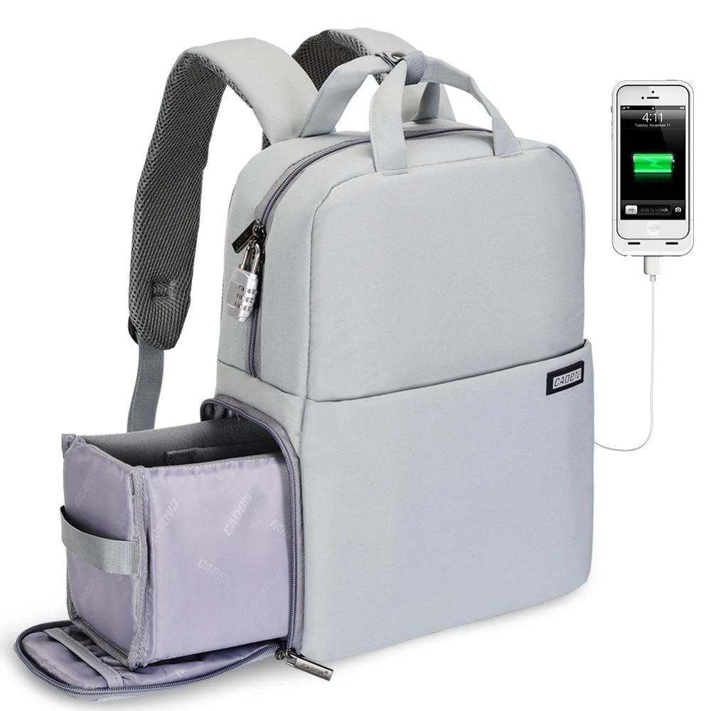 camera bag with laptop compartment