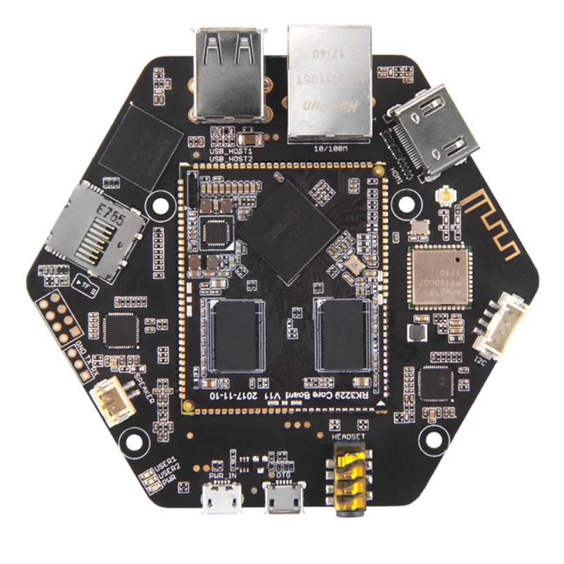 Respeaker Core AI интеллектуальная Плата развития распознавания речей IOT IoT решение RK3229 чип