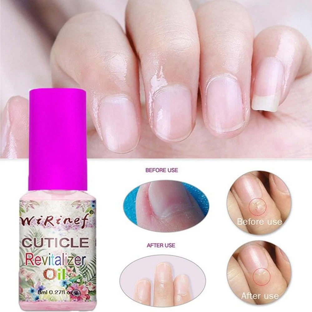 WiRinef Nourishment Oil Cuticle 8ml Nail Transparent Revitalizer Nutrition Treatment Tool TSLM1 | Красота и здоровье