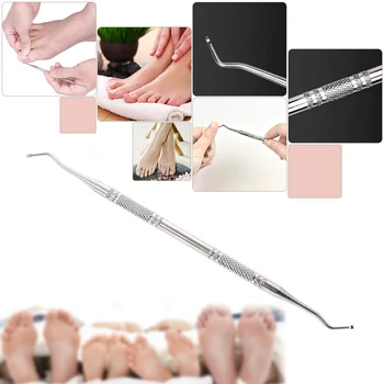

Anself Ingrown Toenails Lifter Double Sided Nails Correction Tool Stainless Steel Manicure & Pedicure Cleaner