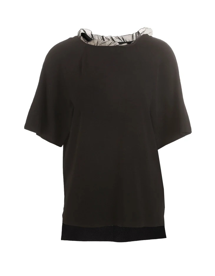 Vero Moda Женский трикотажный топ с короткими рукавами в стиле Ins | 319213501