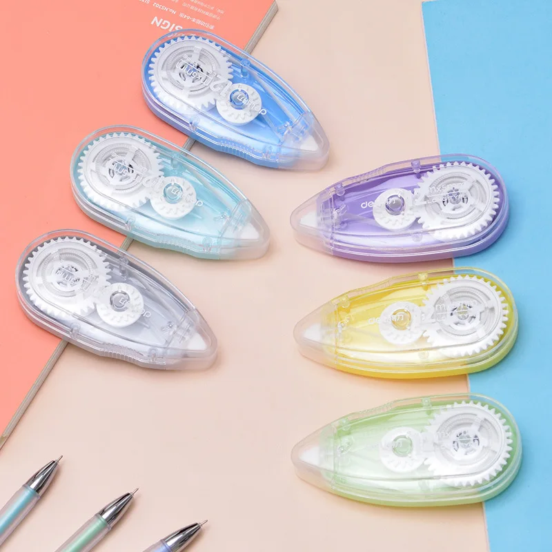 

Deli Stationery 33499 Correction Tape 72 M Large-Volume Students Creative Correction Tape Corretion Pen/fluid Correction Tape 6