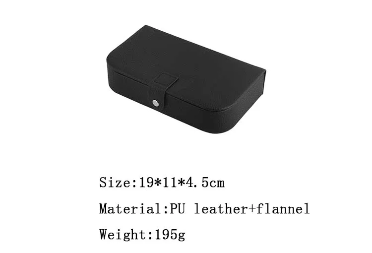 Travel Jewelry Organizer 💼 PU Leather Box – Portable Jewelry Storage Case for Earrings,... - SKU TJO01541 - UGI Packa...