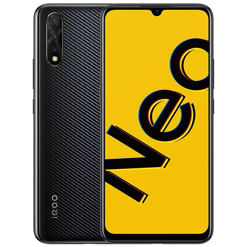 Vivo IQOO NEO 855, мобильный телефон SuperVOOC Snapdragon 855, Android 9,0, 6,38 дюймов, 2340X1080, 8 Гб ram, 256 ГБ rom, распознавание лица, отпечаток пальца - Цвет: 6gb 64gb black