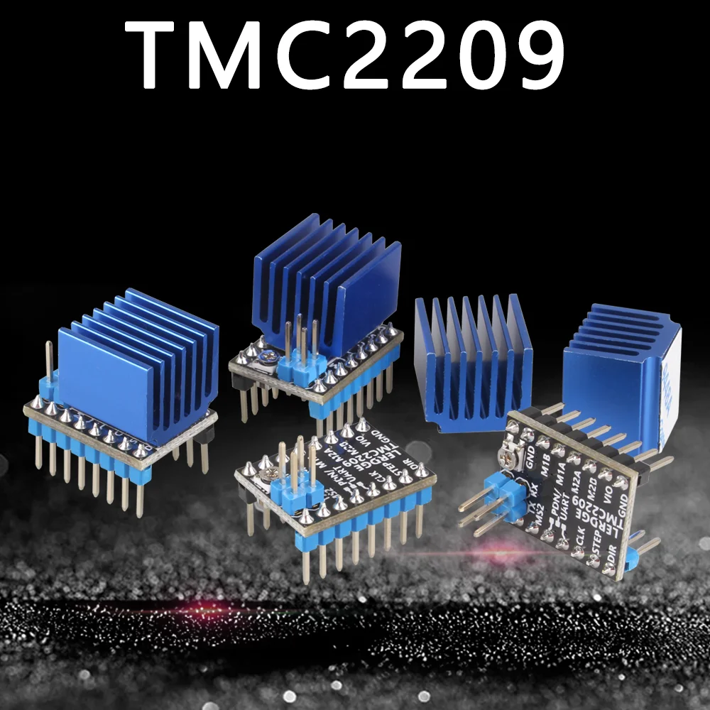 Запчасти для 3D принтера LERDGE TMC2209 Драйвер шагового двигателя 256 UART TMC2208 A4988 LV8729 TMC2130 плата ультра тихий