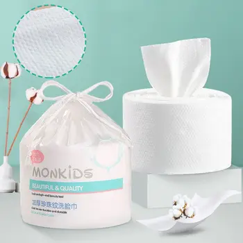 

Cotton Disposable Face Towel Cleansing Makeup Facial Tissue Travel Thick Paper