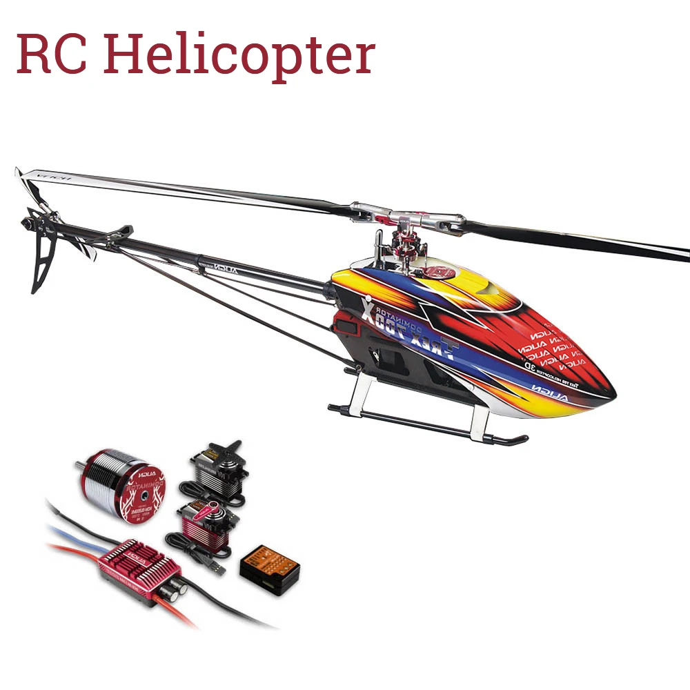 

RC Airplanes ALIGN T-REX 700X 6CH 3D Flying Super Combo RC Helicopter With Brushless 490KV Motor Flybarless SystemToys Model