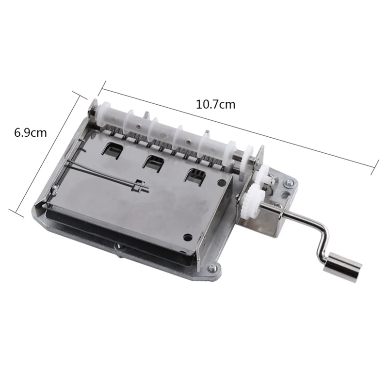 

30-Note Tapes Hand Crank Music Mechanical Musical Box With Hole Puncher 3 Strips Tapes Create Your Own Music Diy Music Box