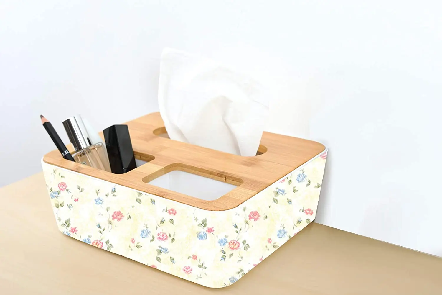 블루 핑크 꽃무늬 자체 접착 벽지, 노란색 껍질 및 스틱 접촉 용지, 탈착식 벽지, 홈 데코용 비닐 필름