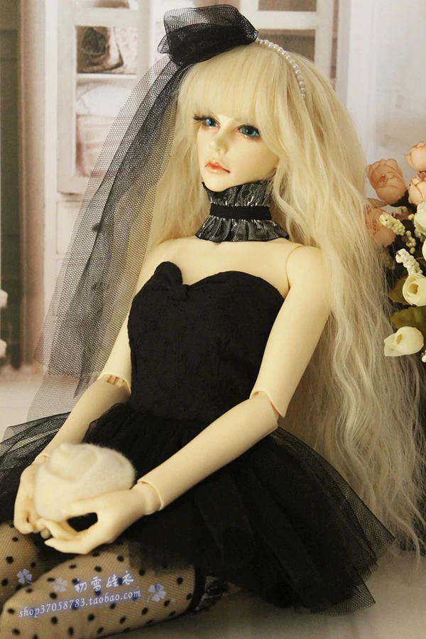 1/4 1/3 BJD аксессуары для одежды Кукольное свадебное платье для BJD/SD MSD SD16 EID женщины, не включая куклы, обувь, парик и другие E2503-B