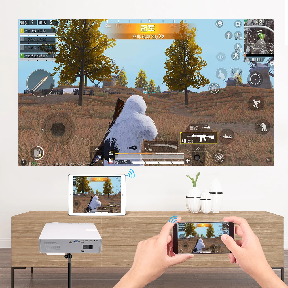 4k projector ThundeaL Full HD 1080P Projector TD96 TD96W Android WiFi LED Proyector Native 1920 x 1080P 3D Home Theater Smart Phone Beamer wall projector