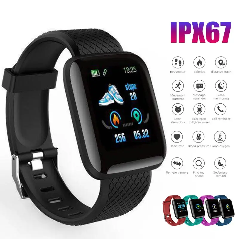 

D13 Smart Watch Men Women For Android Apple Phone Waterproof Heart Rate Tracker Blood Pressure Oxygen Sport Smartwatch