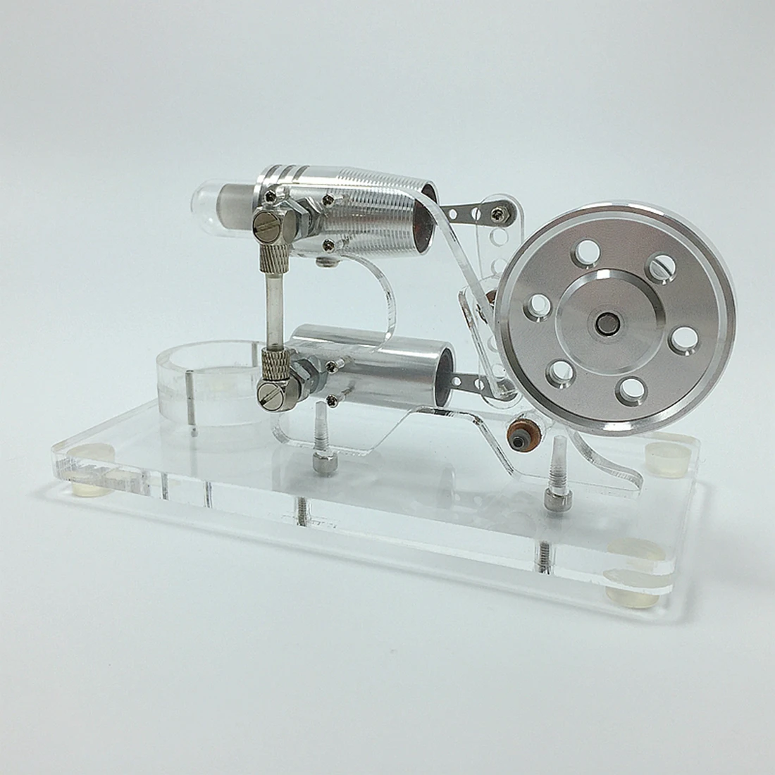 

NFSTRIKE DIY Single Cylinder Stirling Engine Model Generator Micro External Combustion Engine Stem Model - Rocker Arm Type