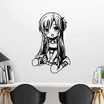 

Sword Art Online Wall Decal Sao Vinyl Wall Stickers Decal Decor Home Decoration Anime Car Sticker