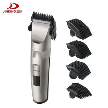 

Professional LED Display Hair Clipper Cordless Hair Cutting Machine with 4 Limit Combs Men Electric Trimmer 100-240V 45D