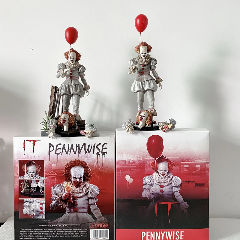 Экшн фигурка Pennywise IT Joker Stephen King's Iron Studios игрушка кукла ужас подарок на Хэллоуин