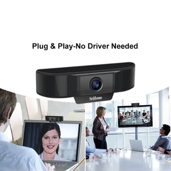 

Smart Webcam FHD 1080P 30FPS Auto Focus Computer Web Camera USB Skype Calling Camera With noise reduce Microphone For PC Laptop