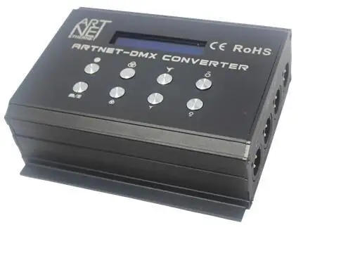 Artnet конвертер DMX ARTNET SD dmxконвертер artnet вход сигнала andard DMX512 сигнал * 4 канала