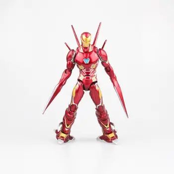 

17CM Avengers Infinity War Iron Man Mark MK50 Nano Weapon Set PVC Ironman Action Figure Collectible Model Toy