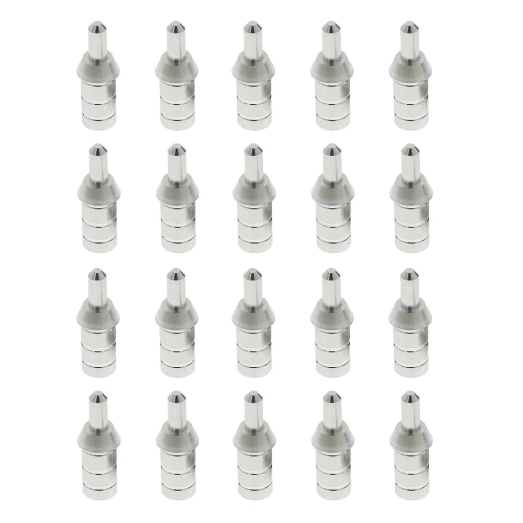 20 Pieces Archery Pin Nocks Adapter for ID 6.2mm Shaft Arrow Nock Pins 