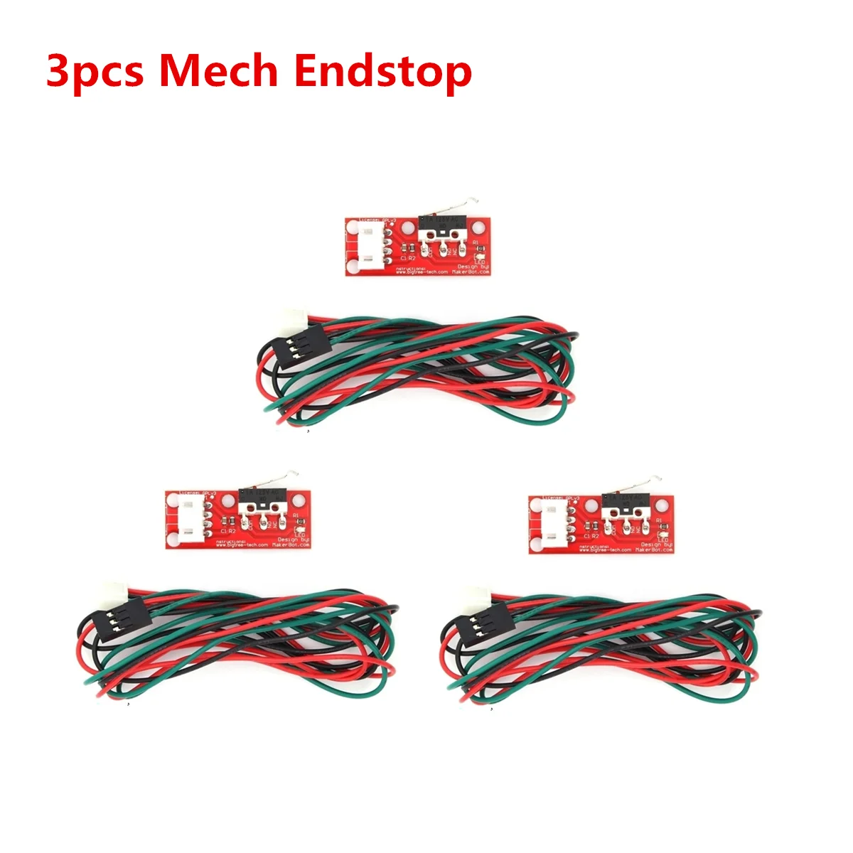 5x Parti di Stampante 3D Endstop Meccanico Interruttore di Limite Modulo 3 Pin Crash Sensore con Cavi Compatibile con Ender 3 pro CR-10 10S 5x Parti di Stampante 3D Endstop Meccanico Interruttore di Limite Modulo 3 Pin Crash Sensore con Cavi Compatibile con Ender 3 pro CR-10 10S
