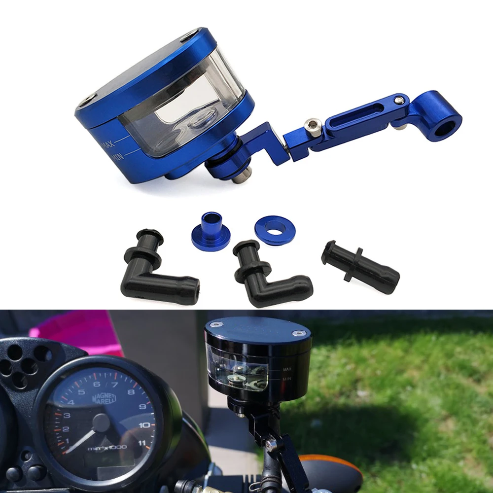 

CNC Motorcycle Brake Fluid oil Reservoir Cup tank +support bracket For Honda CB 300F 500F CBR600RR CBR929RR CBR954RR CB1000R