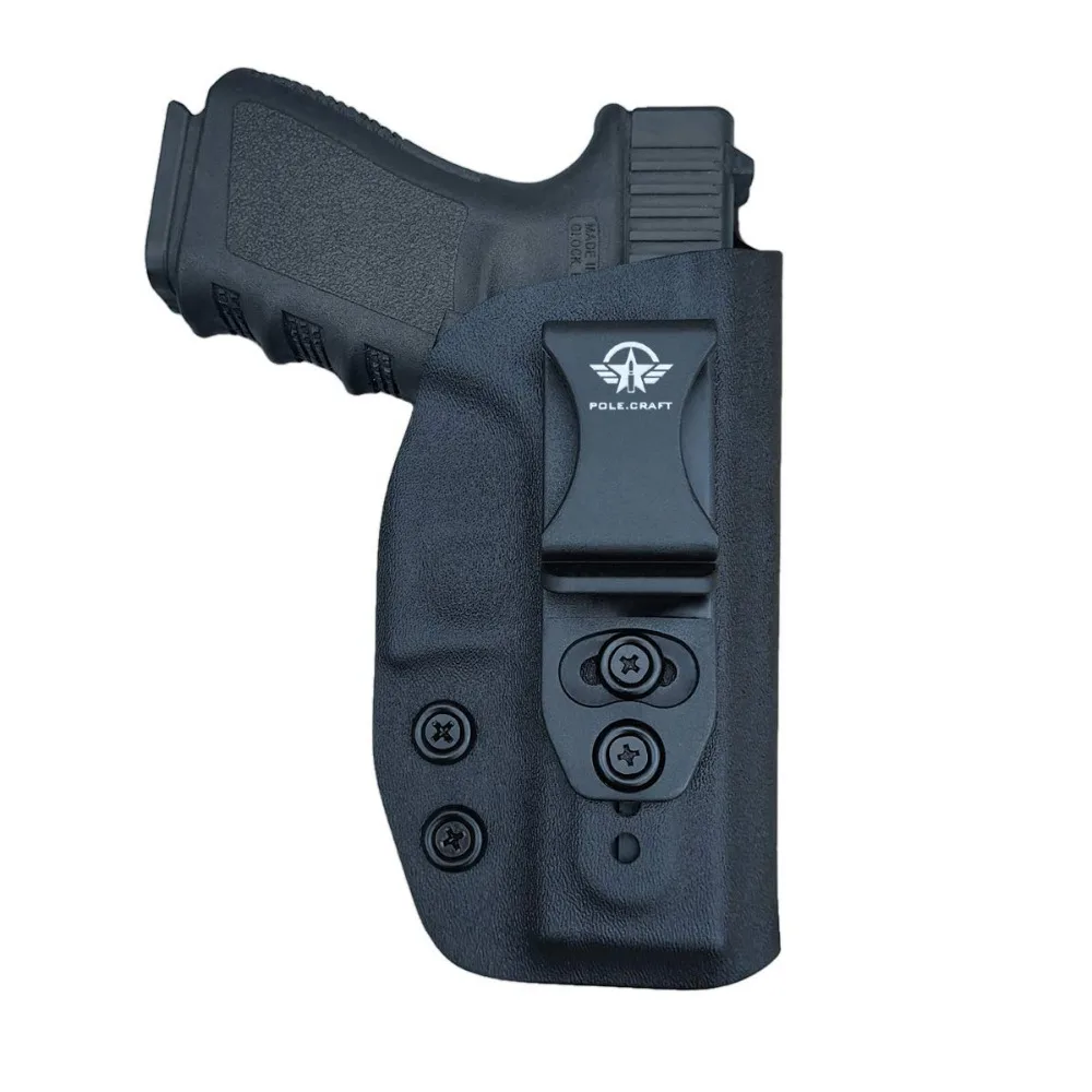 Полюс. Ремесло IWB KYDEX кобура Glock 19 19X23 25 32 Cz P10 пистолет кобуры пояс носить Скрытая кобура Glock 19 Пистолет Чехол