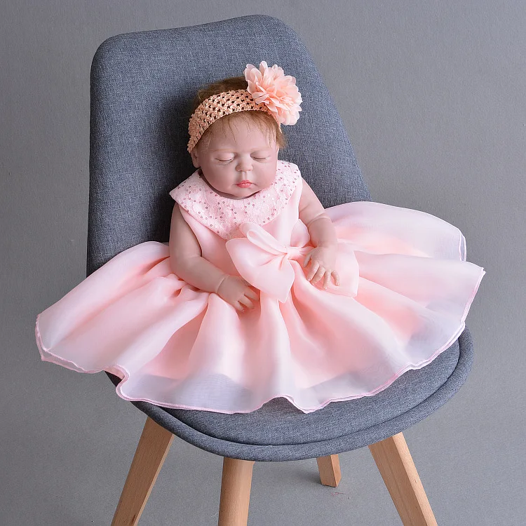 

2PC Sequin Pink Tulle Baby Girl Dress Infant Baptism Christening Gown Lace Newborn 1 ST Birthday Girl Party Wedding Dress