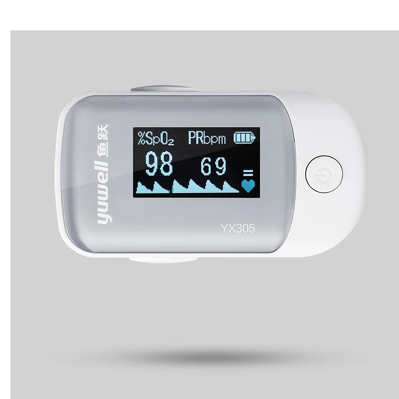

Oiginal xiaomi Yuwell YX305 YX303 Digital Fingertip Pulse Oximeter OLED screen Care for health High-speed sensor Auto power off
