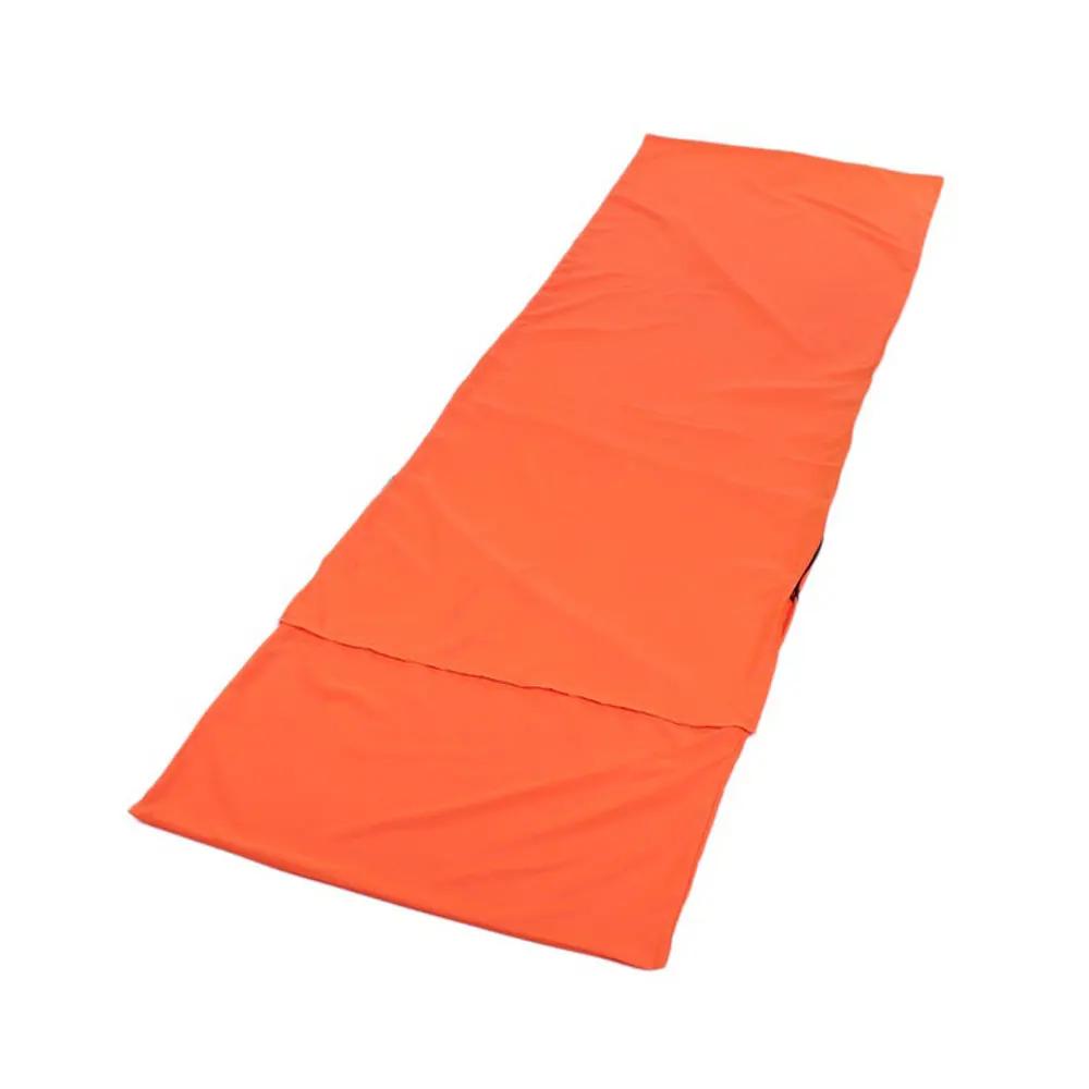Orange Мягкий публичный дом Кемпинг Спальный хлопок боковое отверстие для путешествий на открытом воздухе спортивный отель Wineshop Портативный спальный мешок - Цвет: Orange